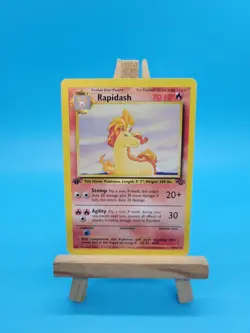 Pokemon Card Rapidash 44/64 Jungle 1st Edition - Image 1