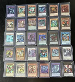 Yugioh DRAGON LOT 30 Cards ALL DRAGONS and ALL IN TOP LOADERS Yu-Gi-Oh! - Image 1