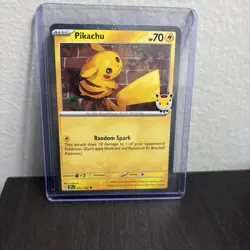 Pikachu 2026 Pokemon Day Promo Card 051/162 NM 1 - Image 1