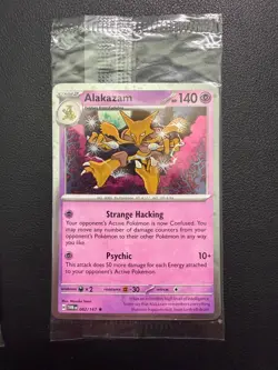 Pokemon Card TCG Alakazam Cosmos 082/167 Blister Exclusives Holo Sealed - Image 1