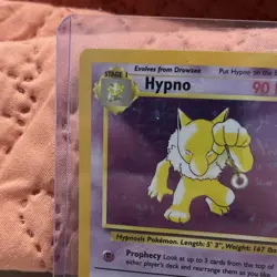 Pokemon Hypno Fossil Holo Rare Unlimited Card 8/62 90HP 1999 English Vintage NM - Image 5