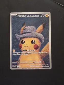 Pikachu with Grey Felt Hat 085 Sv: Scarlet & Violet Promo Cards Regular - Image 1