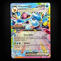 Glaceon ex - (Prismatic Evolutions Stamp) 026/131 Miscellaneous Cards & Products - Image 1
