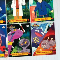 Topps Pokemon TV Animation Ed. 12 Card LOT Ekans/Arbok Holo Foil & Ash & Pikachu - Image 5