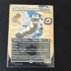 MTG Appa, Steadfast Guardian - Borderless, NM, English Avatar: The Last Air 316 - Image 1