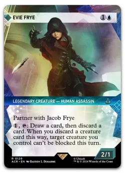 Evie Frye (Showcase) #129 (Foil) (NM) Assassin's Creed ACR Magic MTG - Image 1