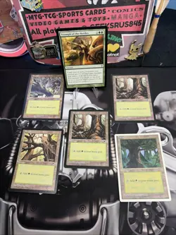 Phyrexia Triumph of the Hordes Magic the Gathering Plus 5 Vintage Forests LP Lot - Image 3