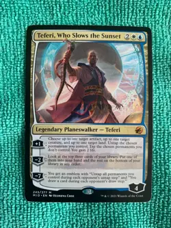 Teferi, Who Slows the Sunset #245 (NM) Innistrad: Midnight Hunt MTG + Token - Image 1