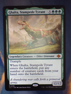 Ghalta, Stampede Tyrant The Lost Caverns of Ixalan Regular NM - Image 1