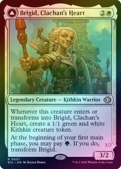 🔮Brigid, Clachan's Heart // Brigid, Doun's - Foil - Lorwyn Eclipsed (ECL) - MTG - Image 1