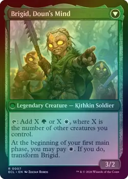 🔮Brigid, Clachan's Heart // Brigid, Doun's - Foil - Lorwyn Eclipsed (ECL) - MTG - Image 2