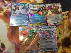 Pokemon 5 Ex Card Lot: Lopunny 084, Cetitan 065, Sharpedo 061, Hydreigon 119 + - Image 1