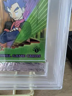 Pokemon 1st Edition Gym Challenge Booster Pack Koga PSA 9 - Image 2