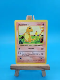 Pokemon TCG - CHARMANDER - SHADOWLESS - 46/102 - BASE SET (1999) - WOTC - MP - Image 1