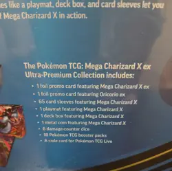 Pokemon Mega Charizard X ex Ultra Premium Collection Box Sealed New UPC - Image 4