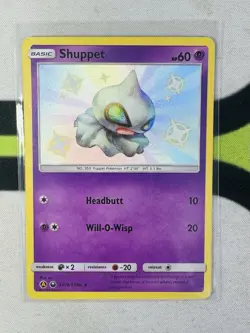 Holo Shuppet SV16/SV94 Shiny Holo Rare Hidden Fates Pokemon TCG - NM - Image 1