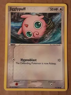 Pokemon Jigglypuff 53/100 Crystal Guardians NM-MT See Pictures - Image 1
