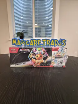 Pokemon Prismatic Evolutions Surprise Box And Booster Bundle Sealed - Image 1