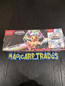 Pokemon Prismatic Evolutions Surprise Box And Booster Bundle Sealed - Image 3