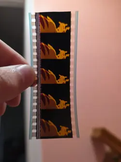 Pokemon The Movie Mewtwo: 35mm Film Cell Pikachu - Image 1