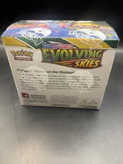 Pokemon TCG Sword & Shield EVOLVING SKIES Booster Box Sealed *TEAR IN SEAL* 820650818776 - Image 4