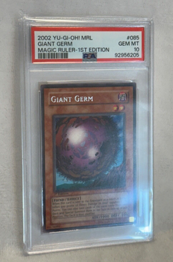 2002 Yu-Gi-Oh! Magic Ruler MRL-085 Giant Germ 1st Edition-PSA 10 Gem Mint - Image 2