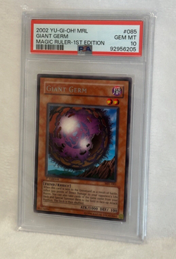 2002 Yu-Gi-Oh! Magic Ruler MRL-085 Giant Germ 1st Edition-PSA 10 Gem Mint - Image 3