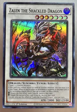 YuGiOh: Burst Protocol - Zalen The Shackled Dragon - BPRO-EN042 - Super Rare - Image 1