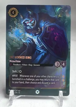 Disney Lorcana The Horned King - Wicked Ruler (Enchanted) - Whispers in the Well - Image 1