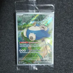 Pokemon sealed Snorlax SVP 057 Black Star Promo Holo Basic Card English 2023 - Image 1