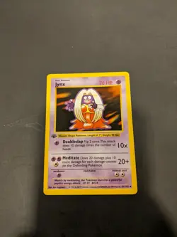 1st edition shadowless Jynx base set 1999 31/102 Pokemon card first - Image 1