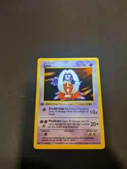 1st edition shadowless Jynx base set 1999 31/102 Pokemon card first - Image 2