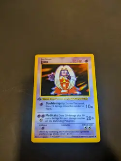 1st edition shadowless Jynx base set 1999 31/102 Pokemon card first - Image 3