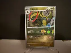 Haxorus 070 2025 Pokemon S&V Black Bolt Poke Ball Holo Rare Card NM+ - Image 1