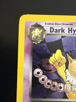 Pokemon Cards: Team Rocket 1st Edition Rare Holo: Dark Hypno 9/82 - Image 3