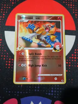 Infernape 43/111 Rising Rivals Reverse Holo Pokemon TCG Card -In1 - Image 1
