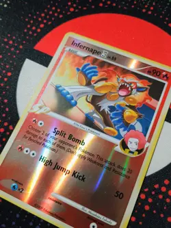 Infernape 43/111 Rising Rivals Reverse Holo Pokemon TCG Card -In1 - Image 3