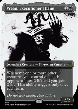 Vraan, Executioner Thane - Foil - Borderless Showcase x1 NM Magic the Gathering - Image 1