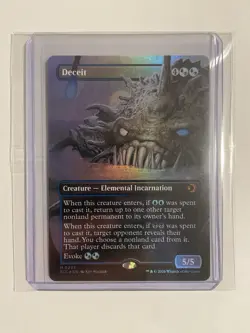 Magic the Gathering: Lorwyn Eclipsed English Deceit Borderless Mythic Foil 👀🔥 - Image 1