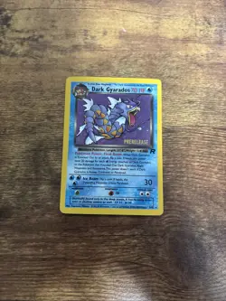 Pokemon TCG Dark Gyarados Promo Card Pre-Release 8/82 Holo - Image 1