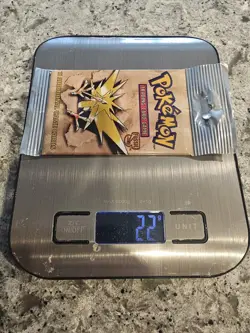 Fossil Pokemon Pack Zapdos Factory Sealed HEAVY 22G 742818060714 - Image 1