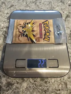Fossil Pokemon Pack Zapdos Factory Sealed HEAVY 22G 742818060714 - Image 2