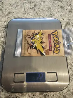 Fossil Pokemon Pack Zapdos Factory Sealed HEAVY 22G 742818060714 - Image 4