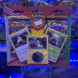 Pokemon TCG: Snorlax, Morpeko & Applin Cards with 2 Booster Packs & Coin 820650809842 - Image 1