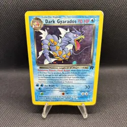 Pokemon Dark Gyarados Team Rocket Holo Rare 8/82 70 HP English TCG Card - Image 1