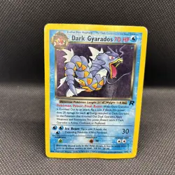 Pokemon Dark Gyarados Team Rocket Holo Rare 8/82 70 HP English TCG Card - Image 3