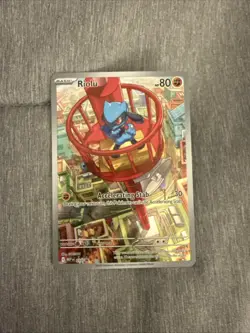 Pokemon TCG Riolu 010 ETB Promo Mega Evolutions - Image 1