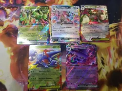 Pokemon 5 Ex Card Lot: Hydreigon 119, Lopunny 084, Heracross 004, Hydrapple 011+ - Image 1