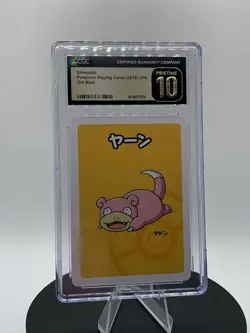 CGC 10 Pristine Slowpoke Old Maid 2019 Japanese Pokemon Card - Image 1