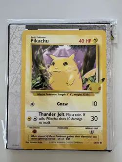 NEW Pokemon: 25th Anniversary First Partner Collector’s Binder SEALED Pikachu 820650809606 - Image 2